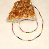 Delicate Multicolour Semi Precious Stone Gold Filled Bracelet