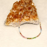 Delicate Multicolour Semi Precious Stone Gold Filled Bracelet