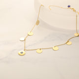 Gold-Filled Gypsy Glam Shakira necklace Eye Motif