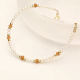 Pearl Gold Filled Bracelet Stackers