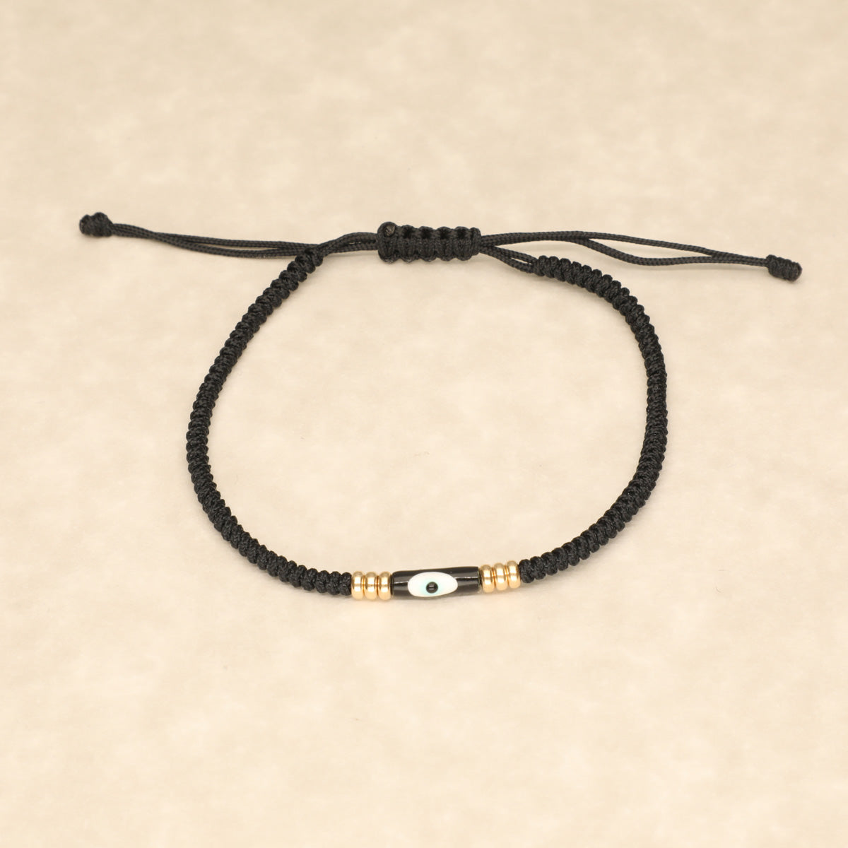 Enamel and Gold Evil eye Bracelet