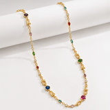Multicolor Horsebit Necklace
