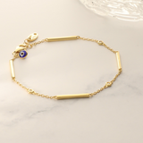 Gold-Filled Single Sticks and Stones Bracelet