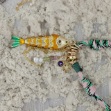 Yellow Green Large Enamel Lucky Charms Lanyard