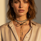 Pearls and Bows Long Western Lareitte