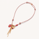 Colourful Enamel Fish Cord Choker