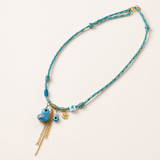 Enamel Duck Cord Choker