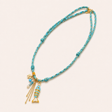 Enamel Fish Cord Choker