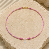 Single Lab Diamond Initial Necklace