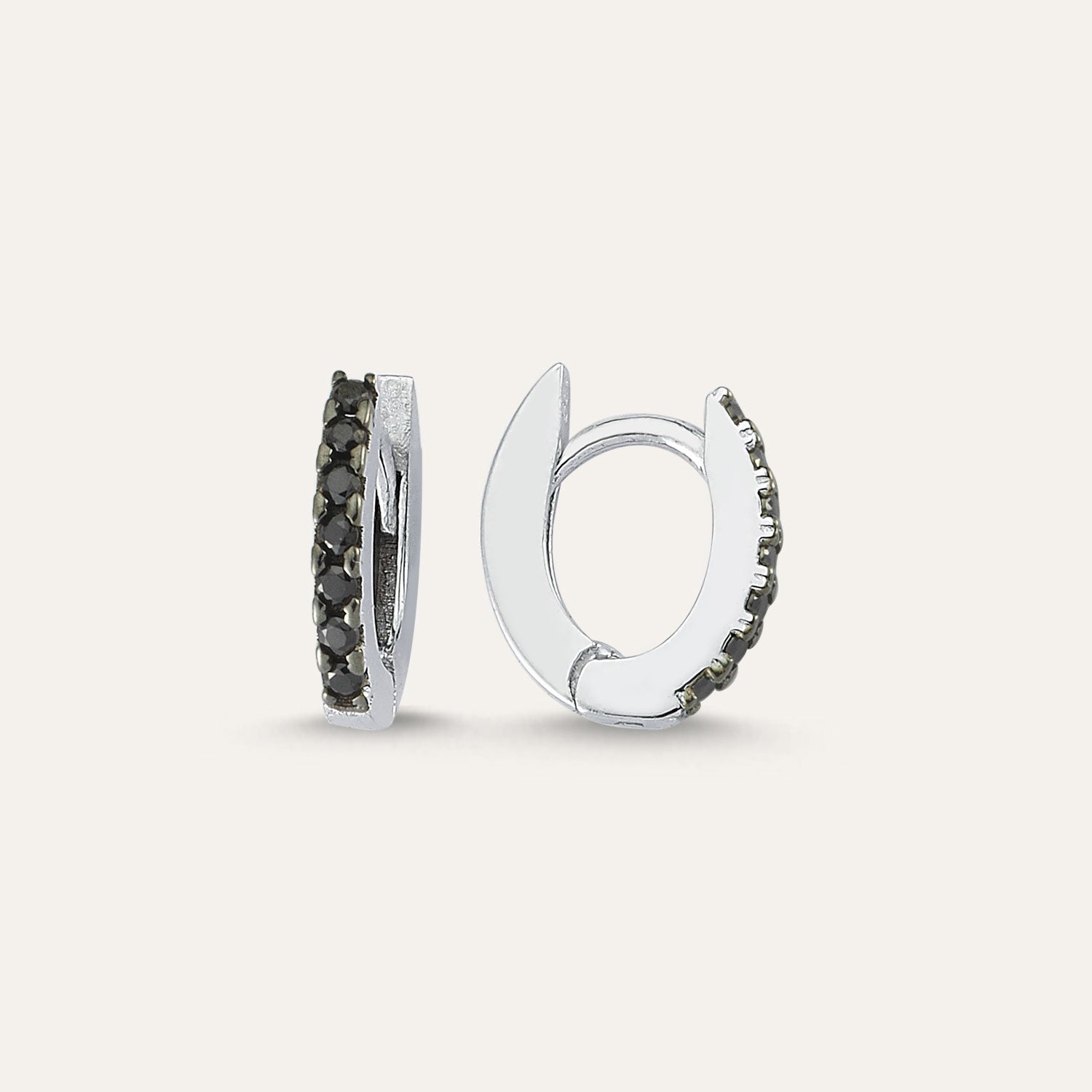 Oval Hoop Earring