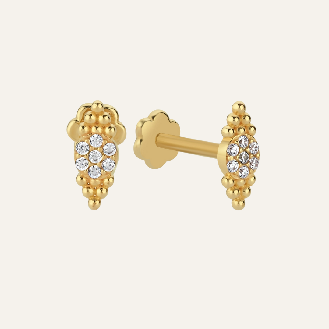 Hindi Pave Labrette Piercing Stud – MYJOOLSbyILANA.co