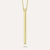 Medium length Stick necklace