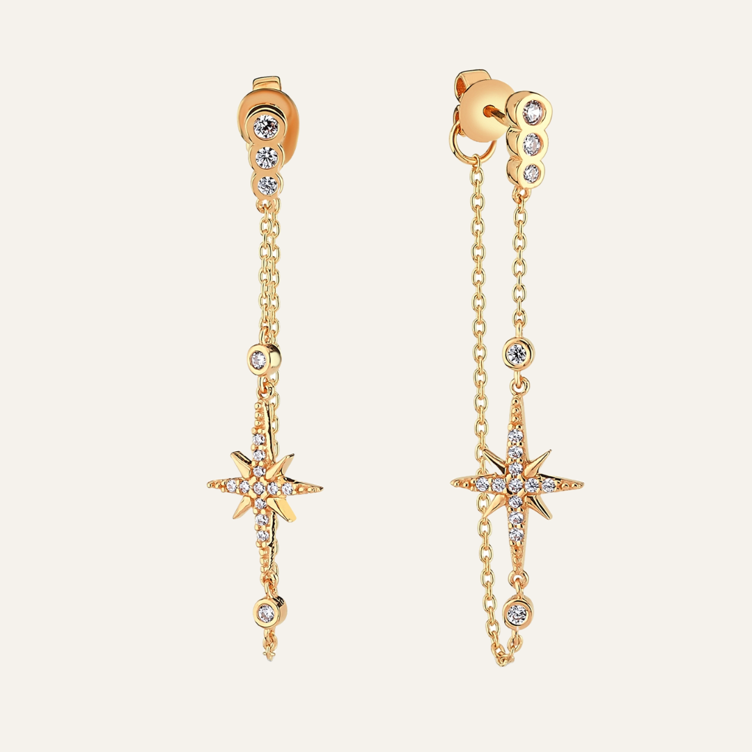 Long Northern Star Earring