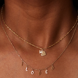 "Love Me"  Bespoke Personalized Necklace