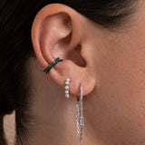 Diamond Drop Chain Ear Hoop