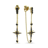 Long Northern Star Earring
