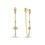 Long Northern Star Earring