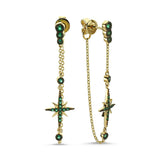 Long Northern Star Earring