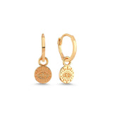 Evil Eye Round Ear Charm