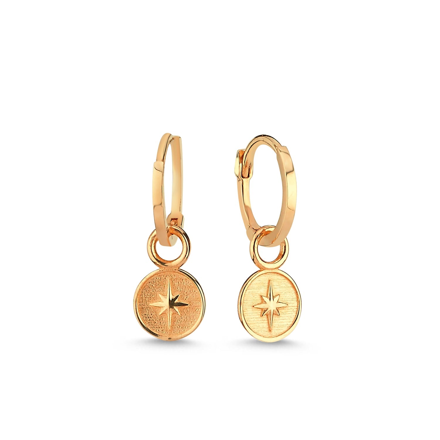 Northern Star Round Ear Charm